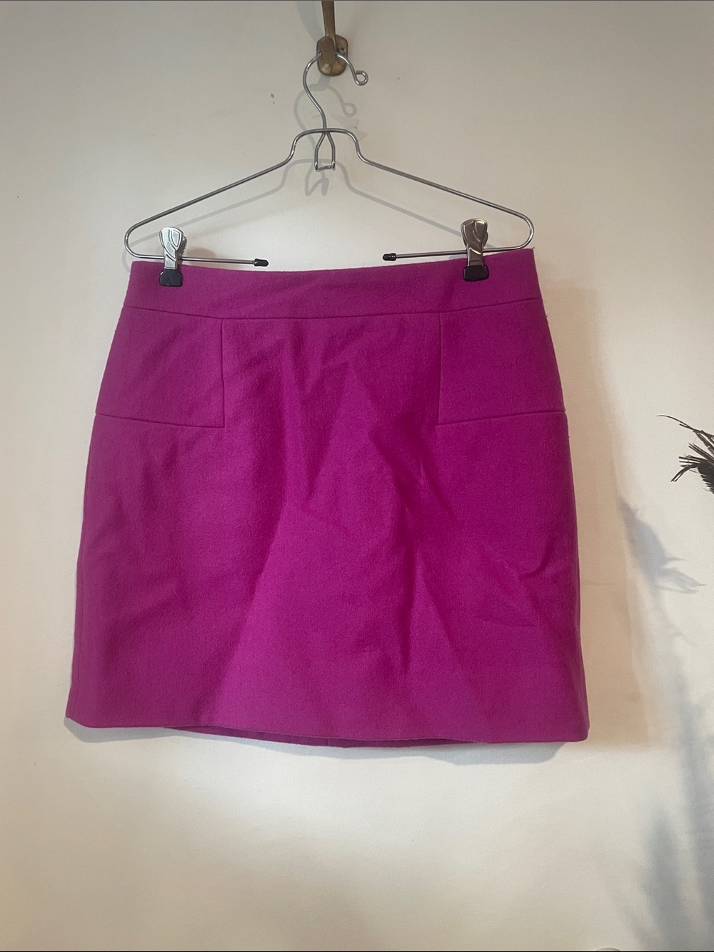 J. Crew Bright Magenta Mini Skirt Sz 2 B132
